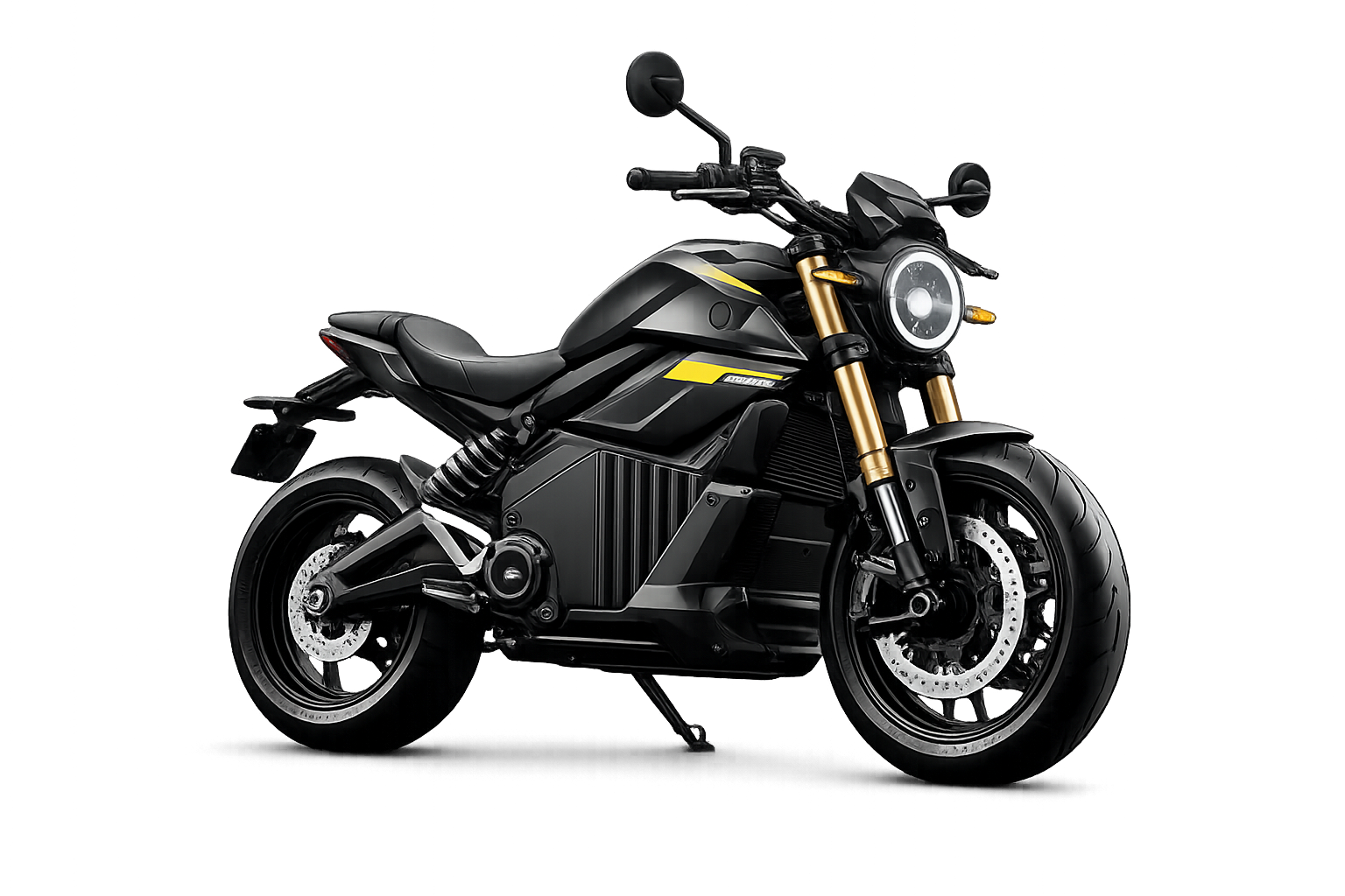 Moto electrica en ciudad